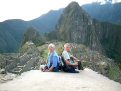 24-Posing in front of Machu Picchu
